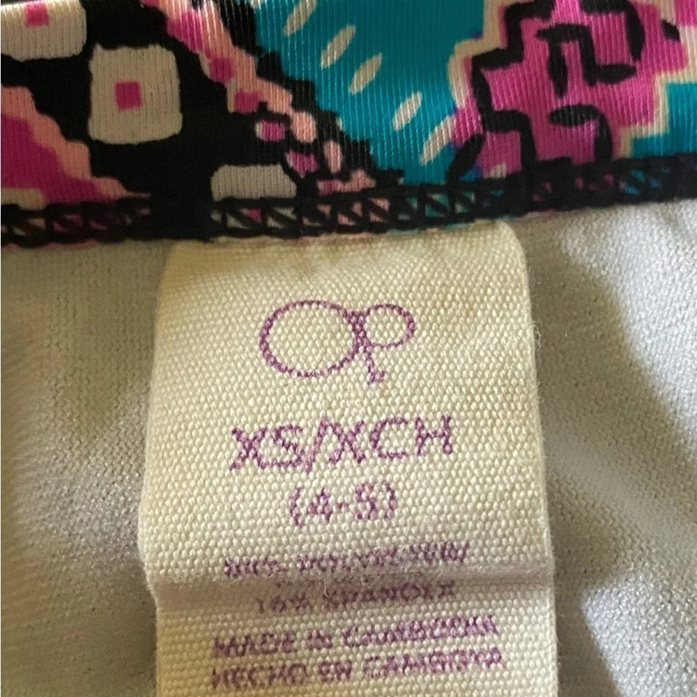 OP-GIRLS TWO PIECE SWIMSUIT-SIZE XS 4/5